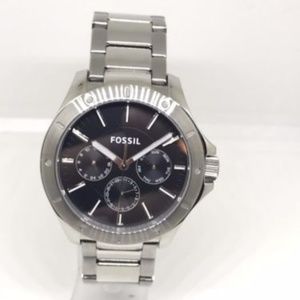 Fossil BQ1299 Black Dial Stainless Steel